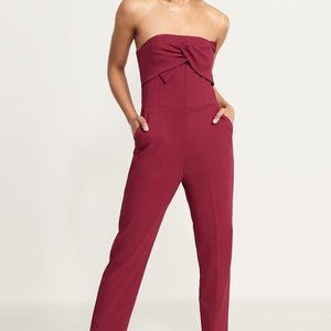 Dynamite Raspberry Pink Strapless Jumpsuit - Small